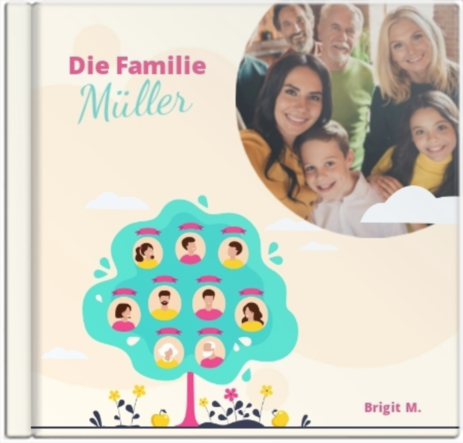 Genealogie Familie Fotobuch Album