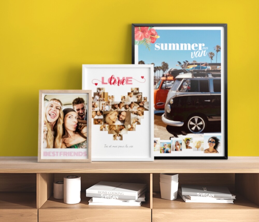 Fotocollage mit Rahmen