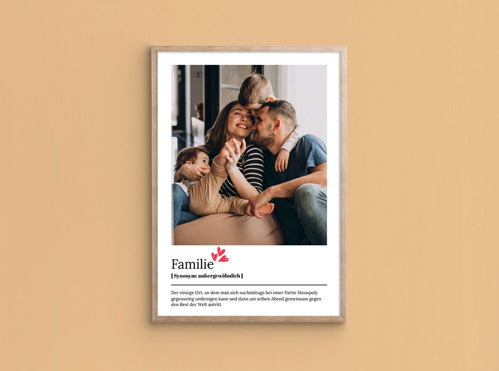 Foto-Familienposter