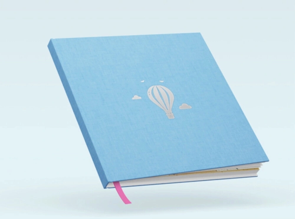 DIY-Album Blau